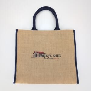 Broken Shed Vodka Eco Friendly Large Reusable Unisex Jute Shopping Bag/Tote NEW
